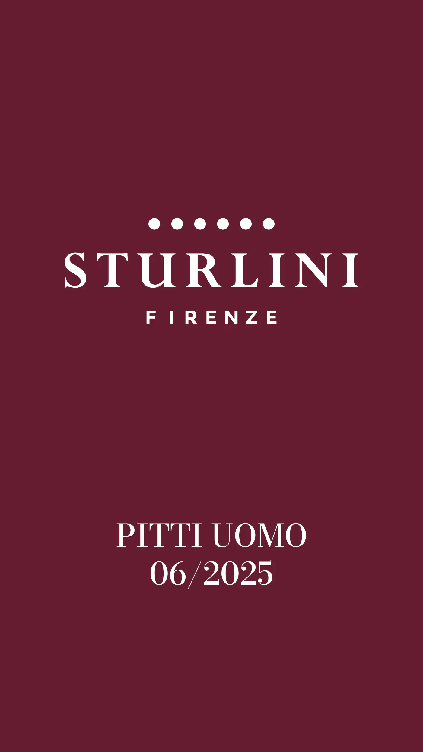 Sturlini Pitti Giugno 2025